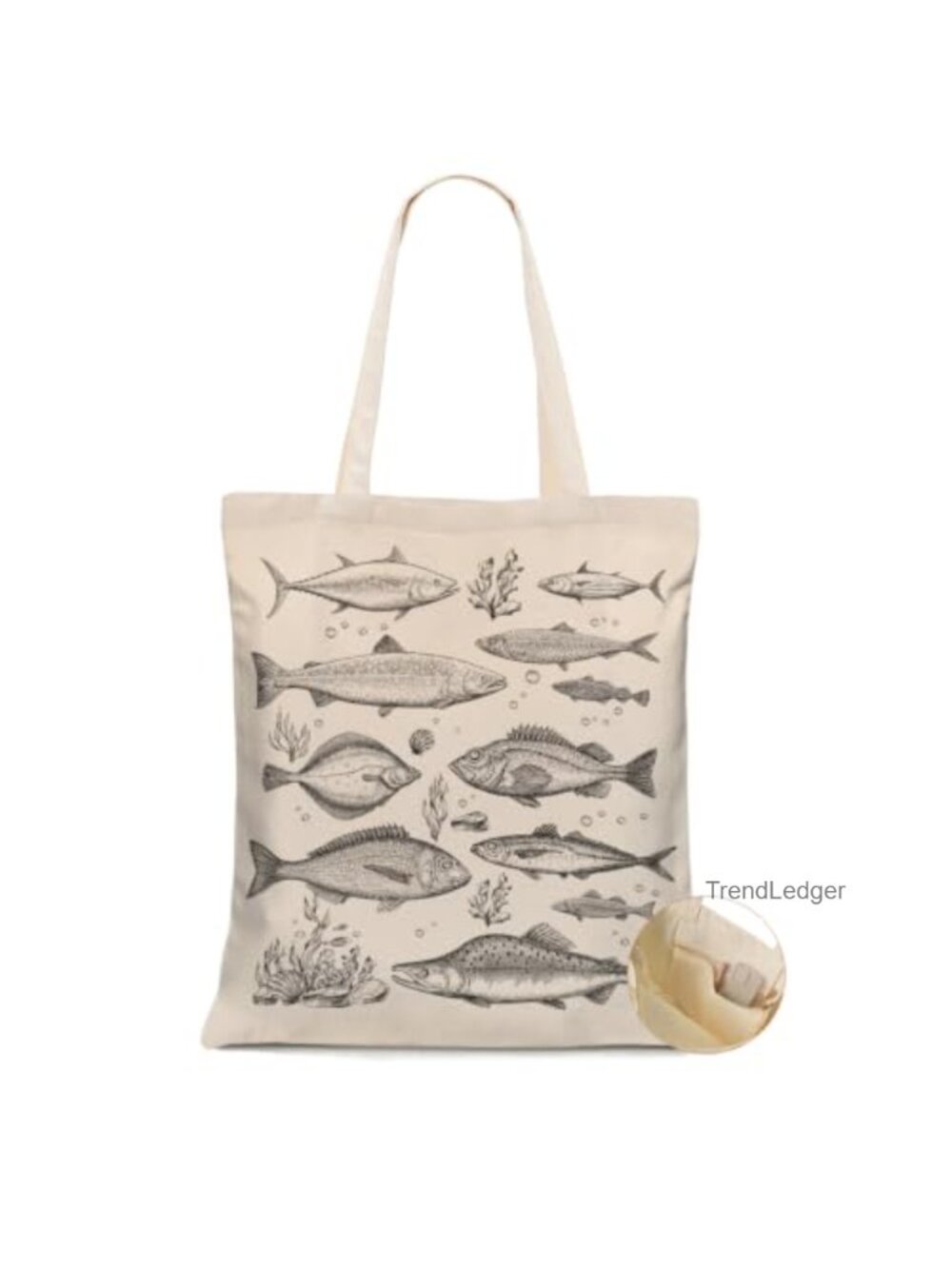 Canvas Tote Bag Animal Print Shoulder Bag Large Reusable